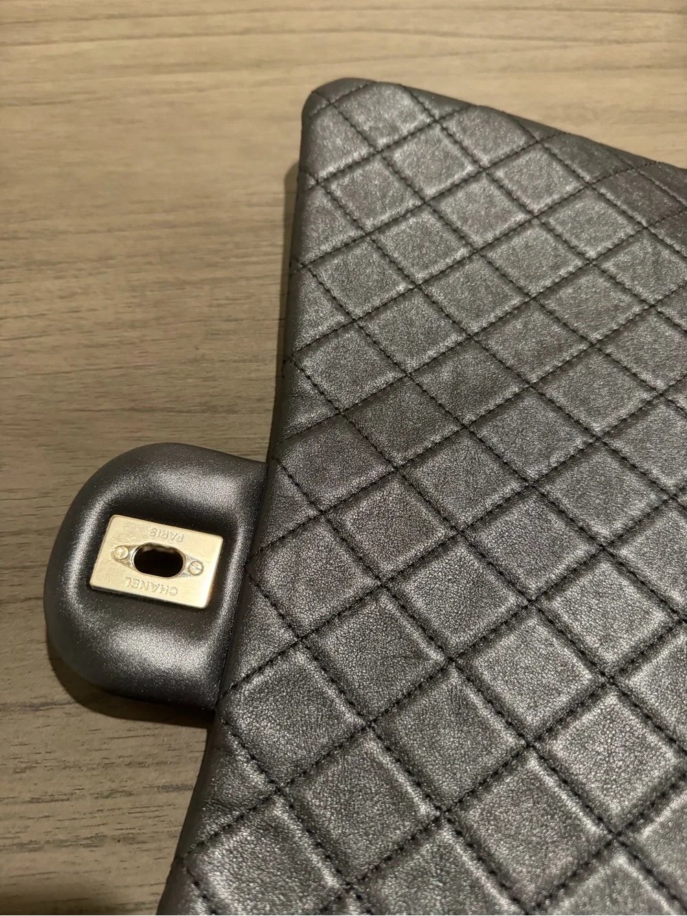 CHANEL XL Lambskin Black Gold Hardware
